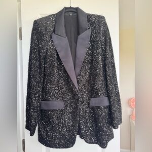 Express Sequin Tuxedo Jacket - Size medium -Women’s